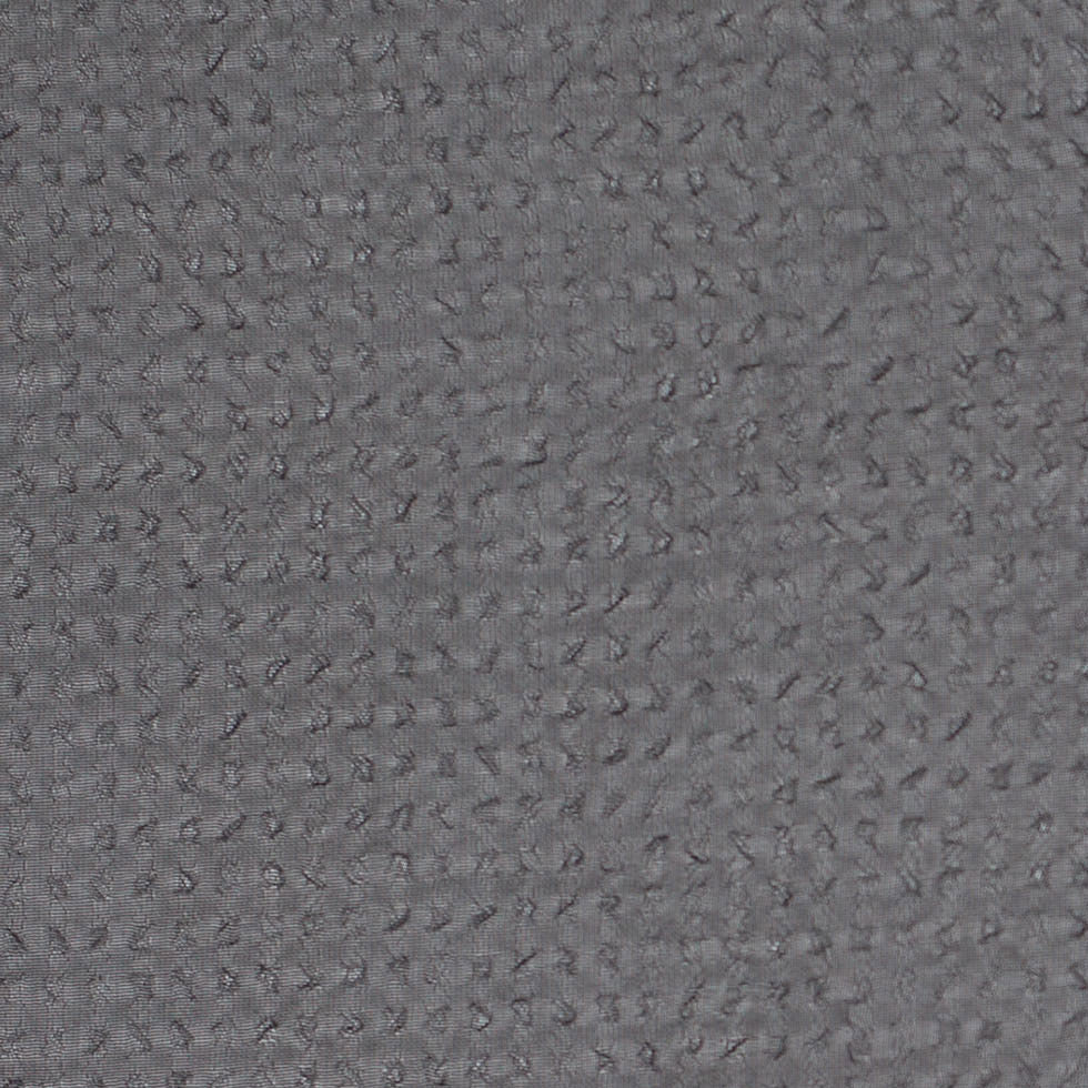 Famous NY Designer Black Textured Poly Chiffon Detail