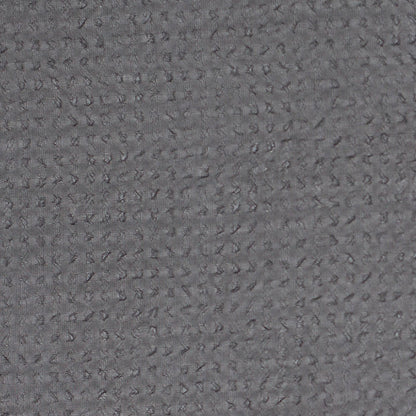 Famous NY Designer Black Textured Poly Chiffon Detail