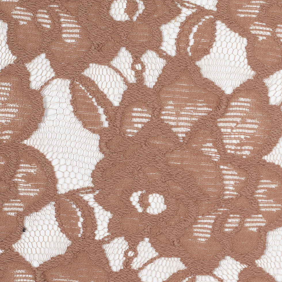 Cinnamon Roses Cotton-Blend Lace Detail