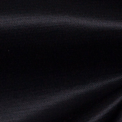 Caviar Black Satin Viscose - Detail