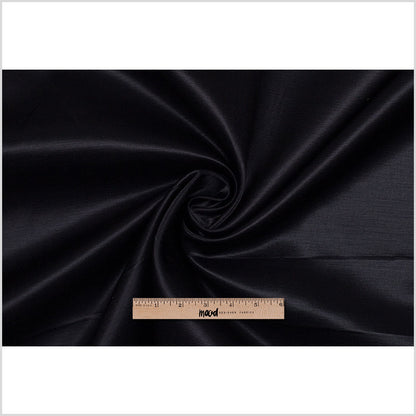 Caviar Black Satin Viscose - Full