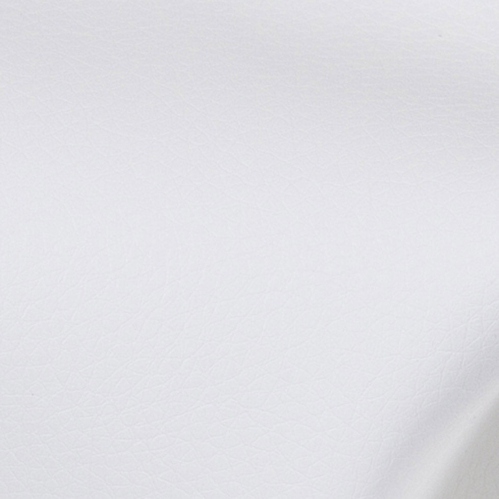 Pristine White Pebbled Vinyl - Detail