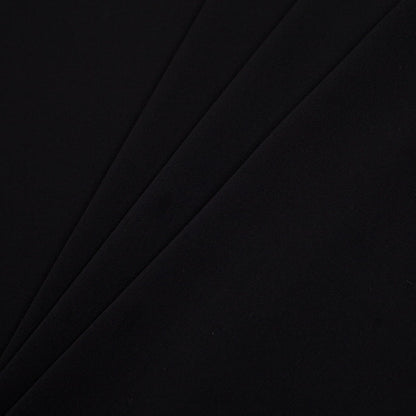 Thoery Black Heavy Stretch Silk Georgette - Folded