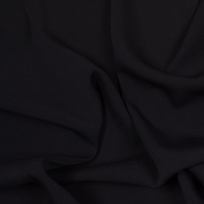 Thoery Black Heavy Stretch Silk Georgette