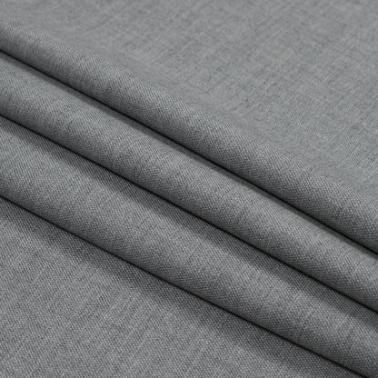 Theory Light Heather Gray Stretch Wool Canvas Folded