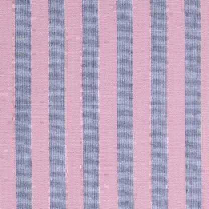 Sea Pink Striped Cotton Shirting Detail