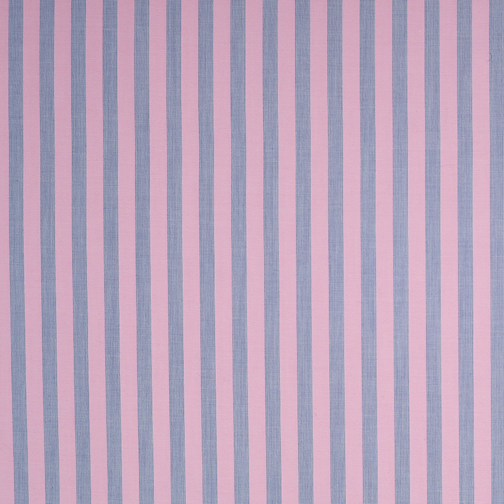Sea Pink Striped Cotton Shirting