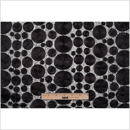 Black Polyester Novelty Lace - Full