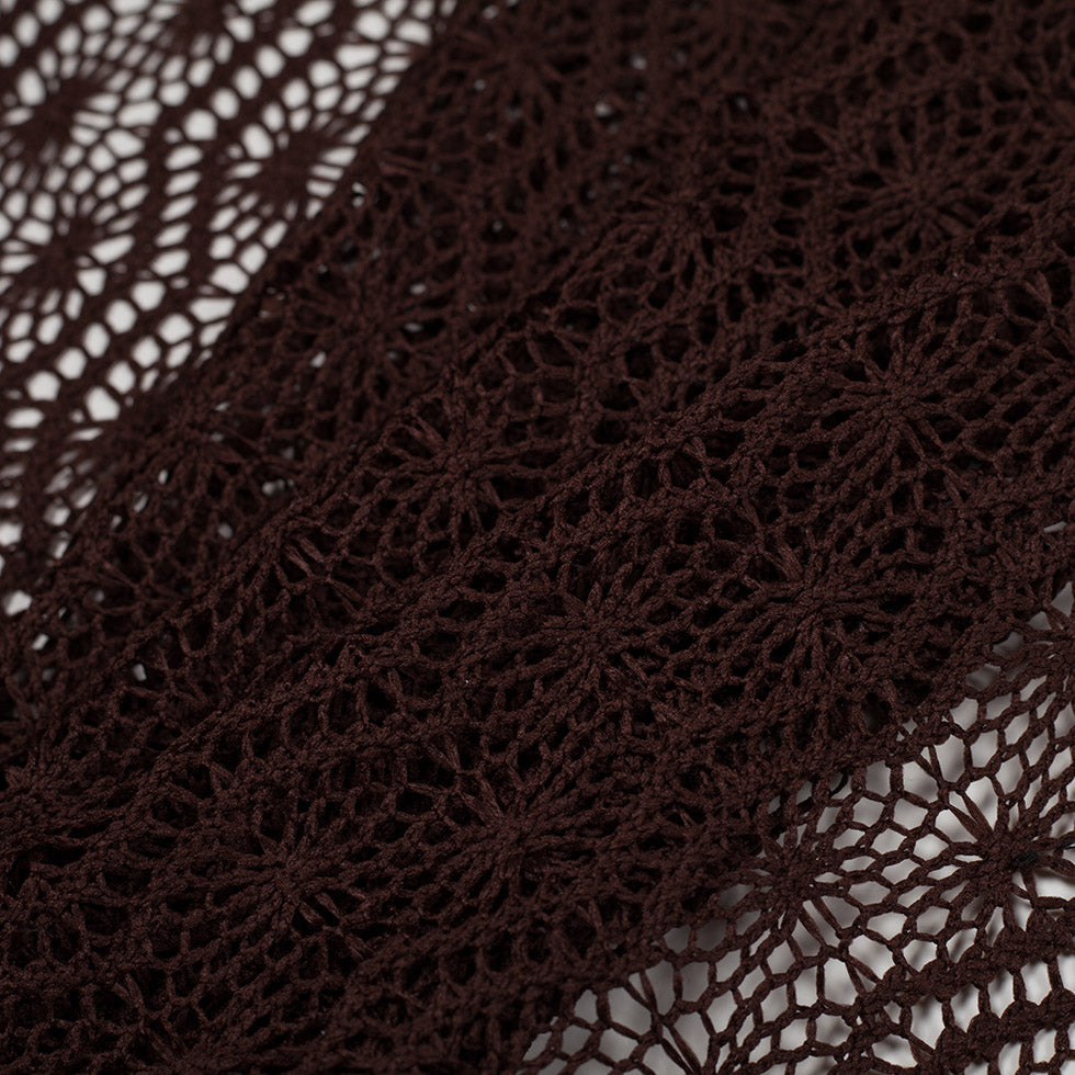 Polyester Lace - French Roast Folded