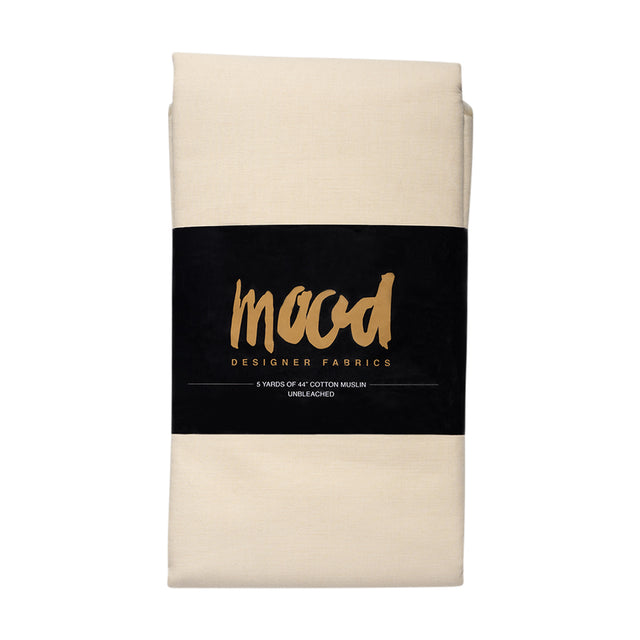 Cotton Muslin 5 yard Bundle - Unbleached 44"