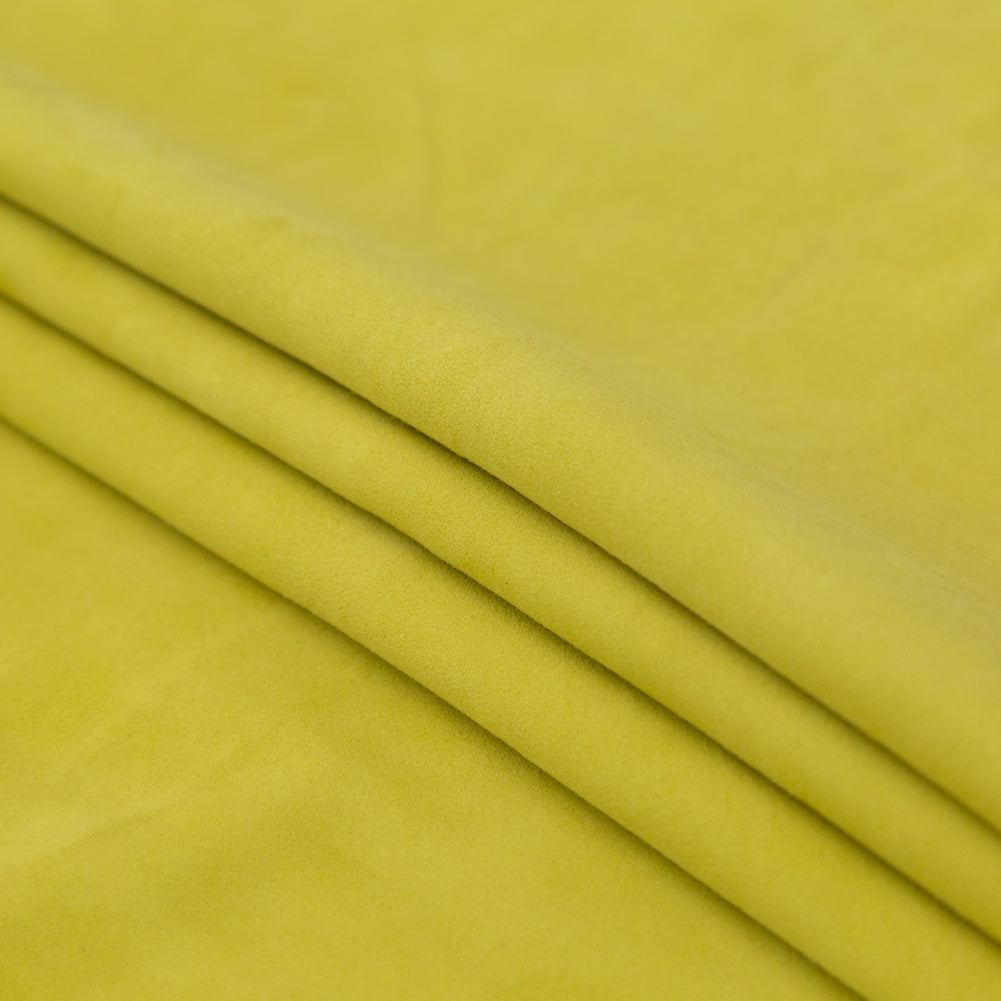 Small Lime Green Lamb Suede Detail