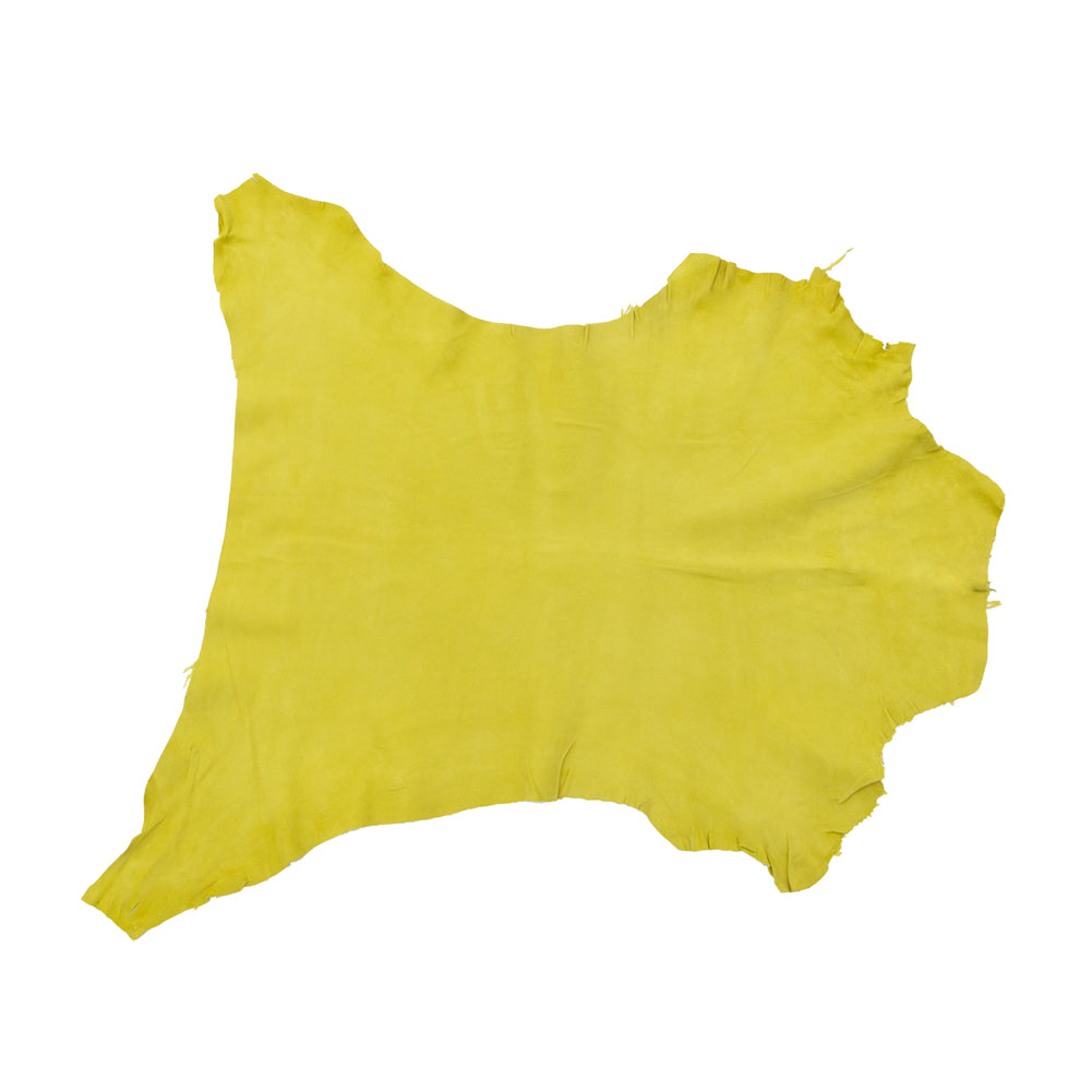 Small Lime Green Lamb Suede