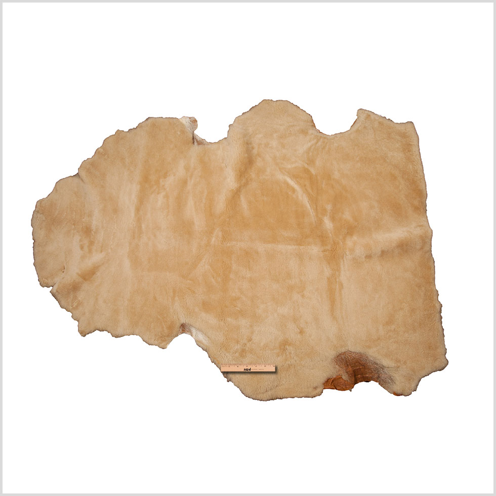 Large Beige Lamb Shearling