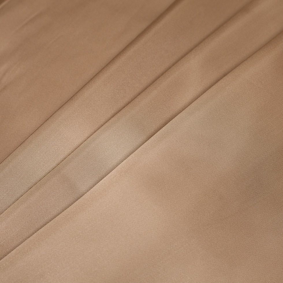 Light Brown Viscose Lining - Folded