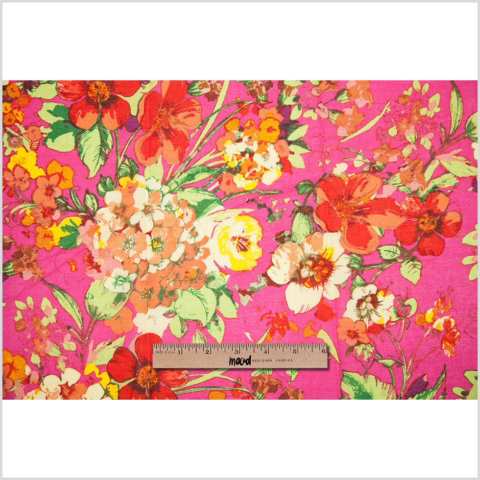 Very Berry Floral Cotton Print Full
