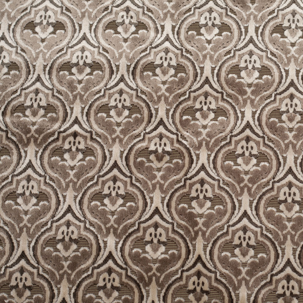 Turkish Gray/Beige Classical Velvet