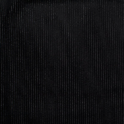 Black Ribbed Velvet