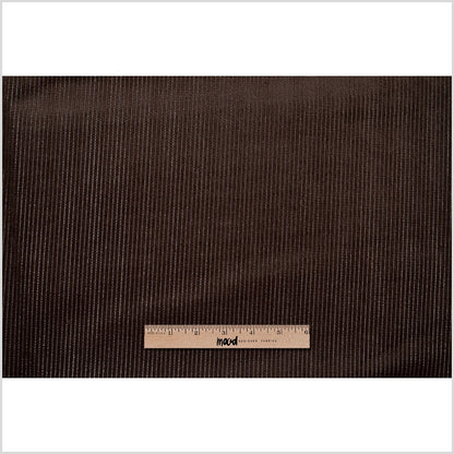 Turkish Brown Ribbed Velvet - Full
