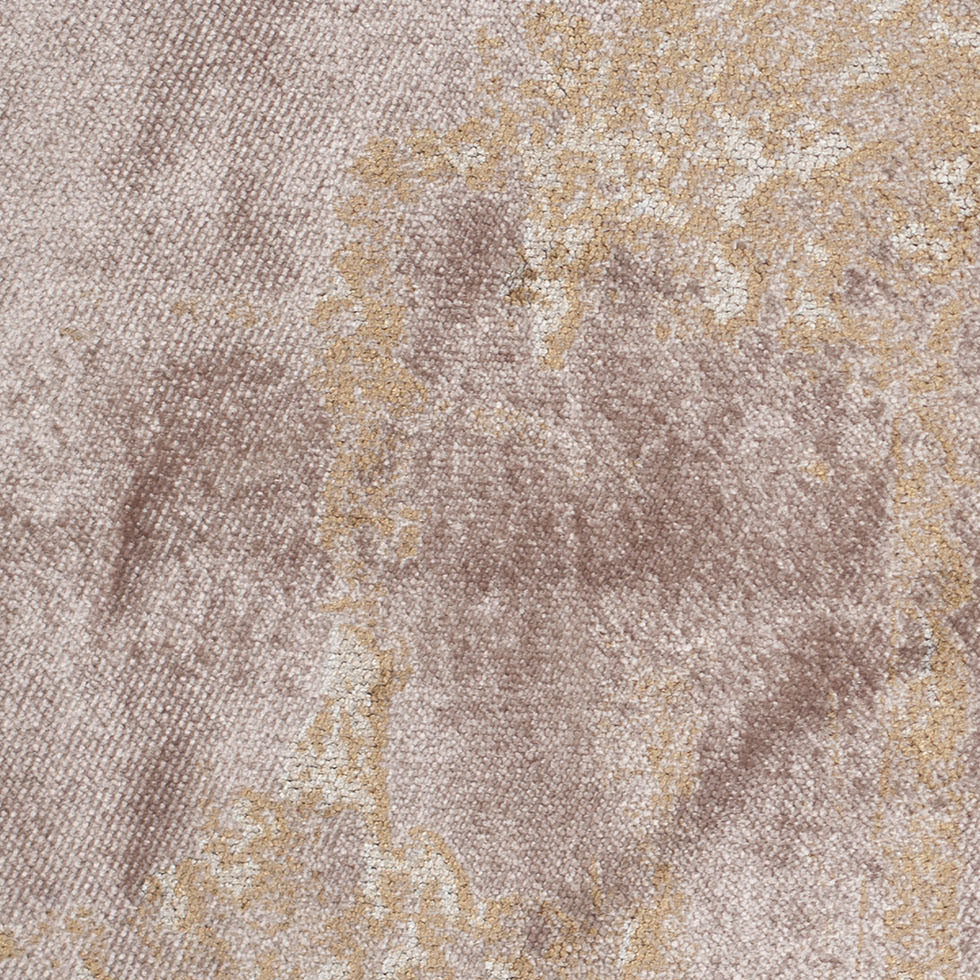 Turkish Metallic Opal Gray Abstract Velvet - Detail