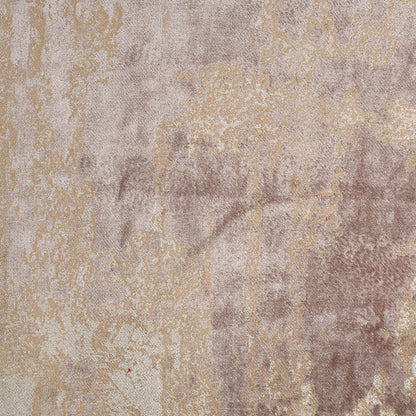 Turkish Metallic Opal Gray Abstract Velvet