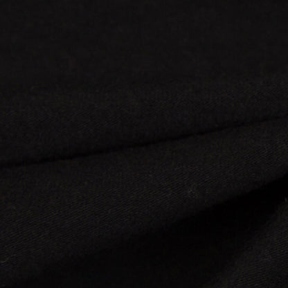 Black Cotton-Viscose Jersey Detail