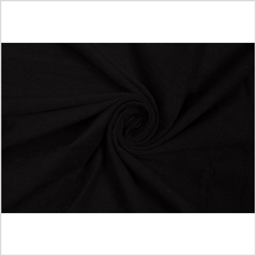 Black Cotton-Viscose Jersey Full