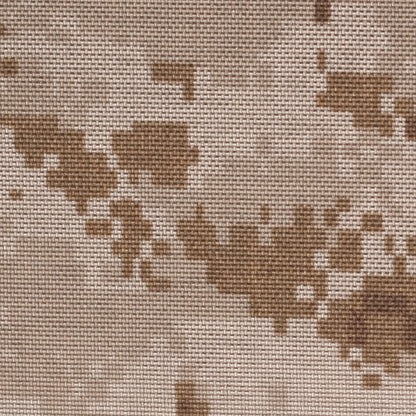 Tan/Brown Digital Camouflage Printed Polyester Canvas - Detail