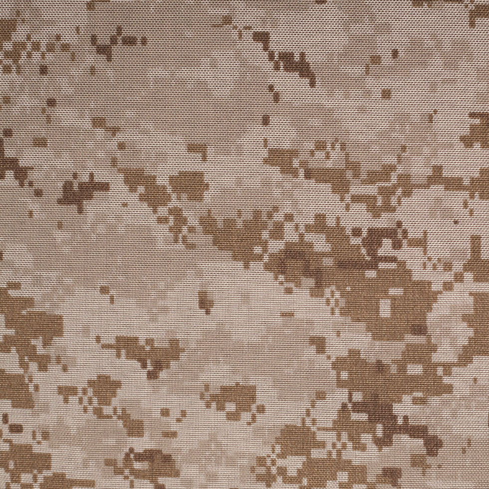 Tan/Brown Digital Camouflage Printed Polyester Canvas