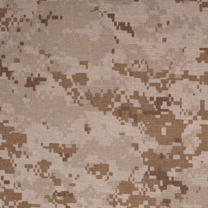 Tan/Brown Digital Camouflage Printed Polyester Canvas