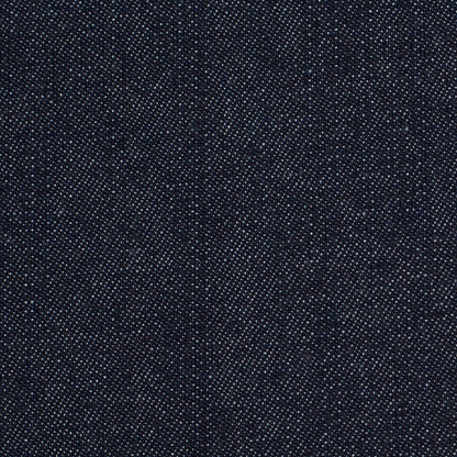 Midnight Blue Cotton Denim - Detail