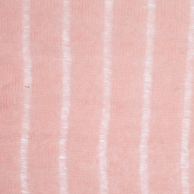Seashell Pink Loosely Knit Wool-Mohair