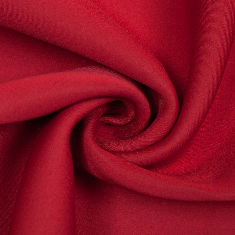 Tango Red/Alpine Green Double-Faced Neoprene/Scuba Fabric Full