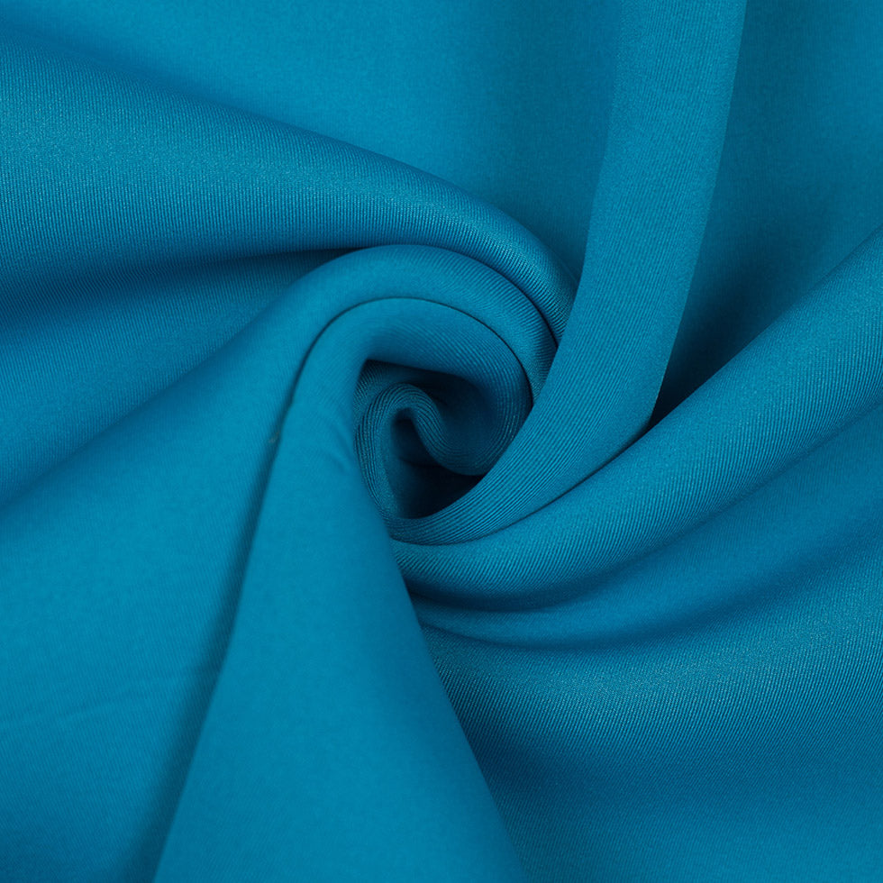 Paisley Purple/Mood Blue Double-Faced Neoprene/Scuba Fabric Full