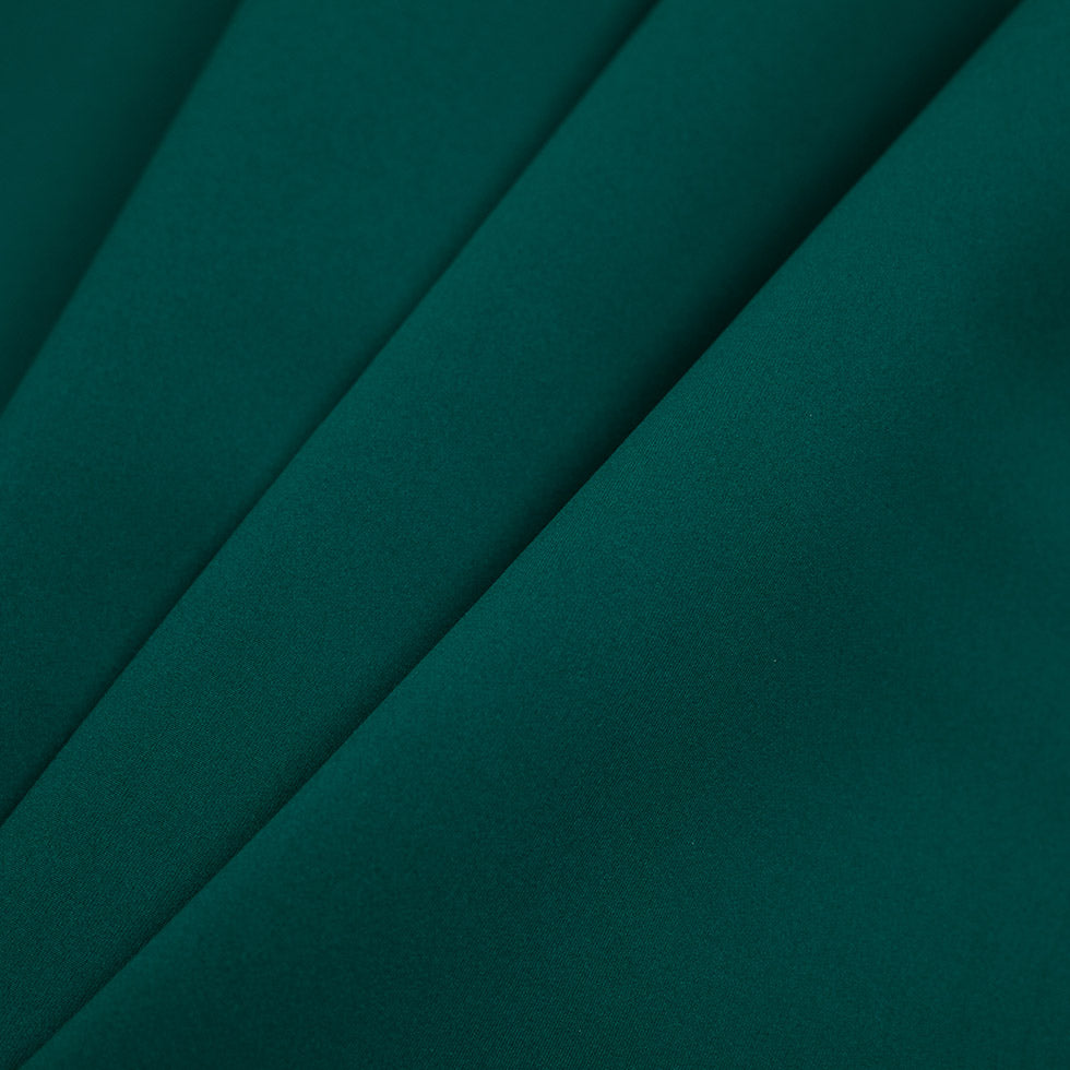 Gravel Gray/Forest Green Double-Faced Neoprene/Scuba Fabric - Detail
