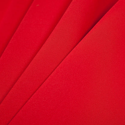 True Red/Classic Green Double-Faced Neoprene/Scuba Fabric Detail