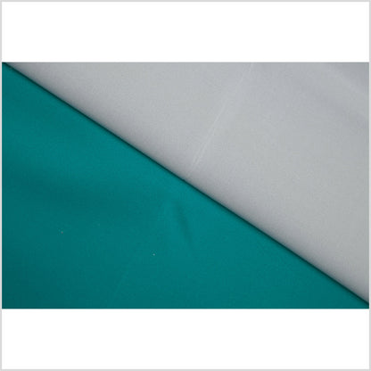 Metal/Tile Blue Double-Faced Neoprene/Scuba Fabric Folded