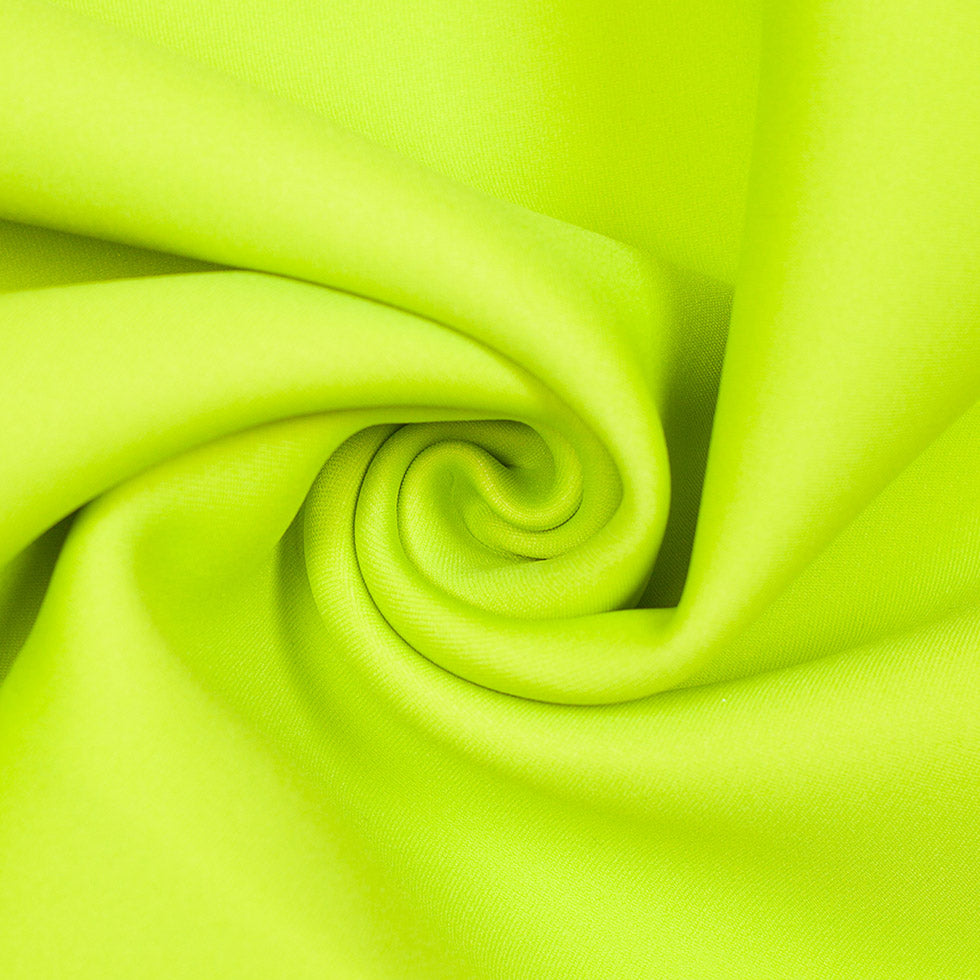 Twilight Blue/Lime Double-Faced Neoprene/Scuba Fabric - Full