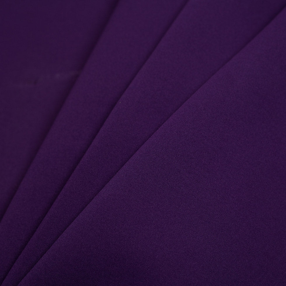 Carrot/Imperial Purple Double-Faced Neoprene/Scuba Fabric Detail