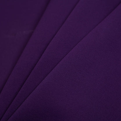 Carrot/Imperial Purple Double-Faced Neoprene/Scuba Fabric Detail