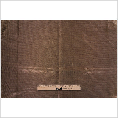 Metallic Black/Gold Cotton-Poly Lawn Full
