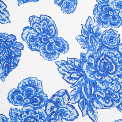 Blue/White Floral Woven Cotton Print Blue/White Floral Woven Cotton Print