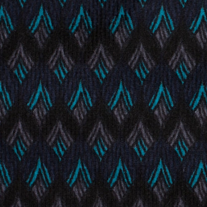 Navy/Black Striped Geometric Stretch Cotton Corduroy Detail