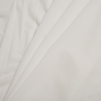 Ralph Lauren White Viscose Matte Jersey Folded