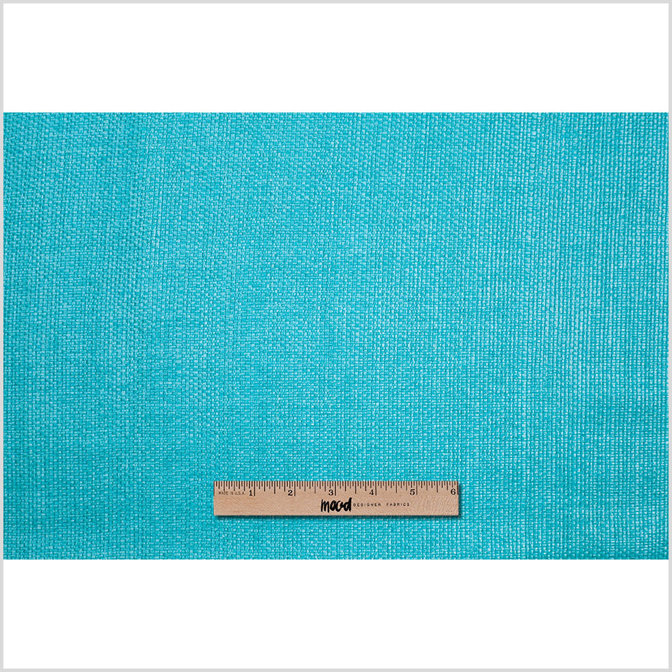 Italian Blue Curacao Raffia-Like Novelty Woven Full