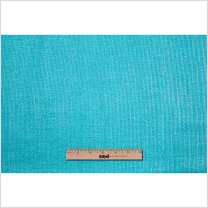 Italian Blue Curacao Raffia-Like Novelty Woven Full