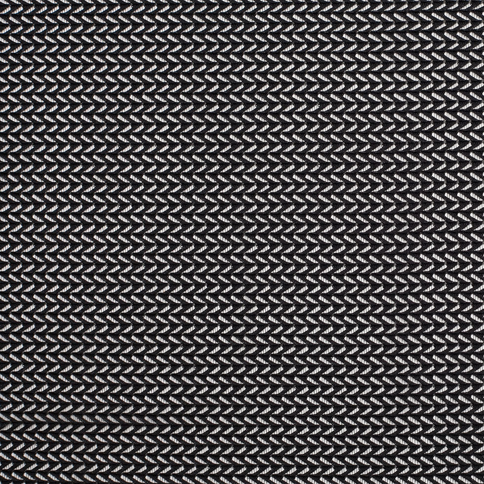 Black Geomeric Polyester Lace