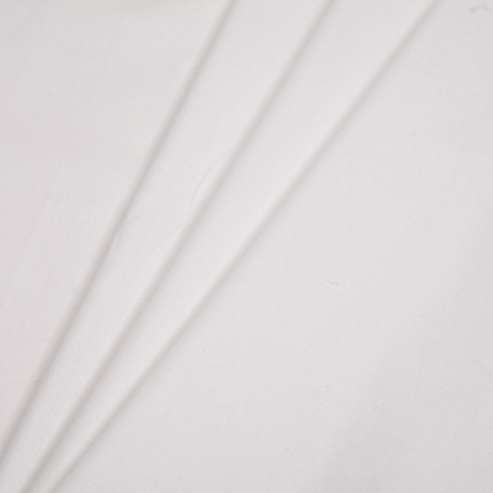Theory Beyond Soft White Cotton Twill Folded