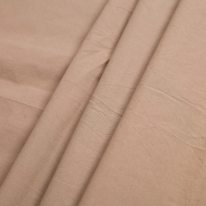 Light Brown Cotton Shirting - Folded