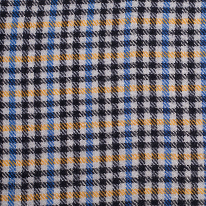 Timeberland Gray/Yellow/Blue Plaid Wool Coating