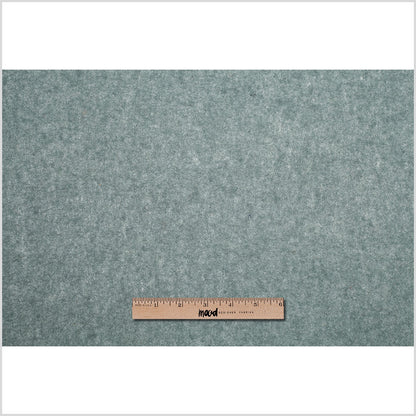 Heathered Jungle Green Felted Wool Blend - Full